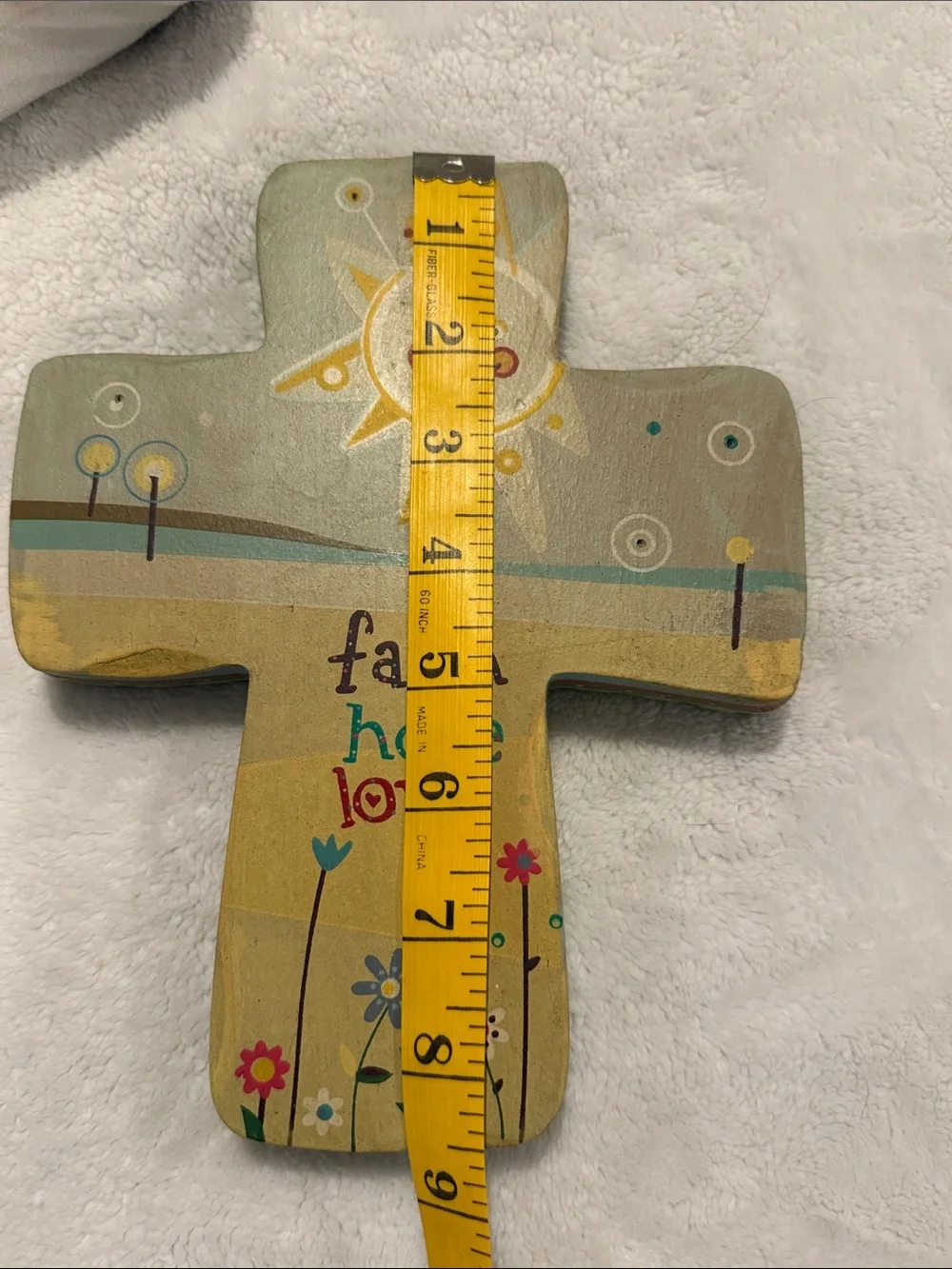 Natural Life Home Faith Hope Love Decorative Cross Wall Décor